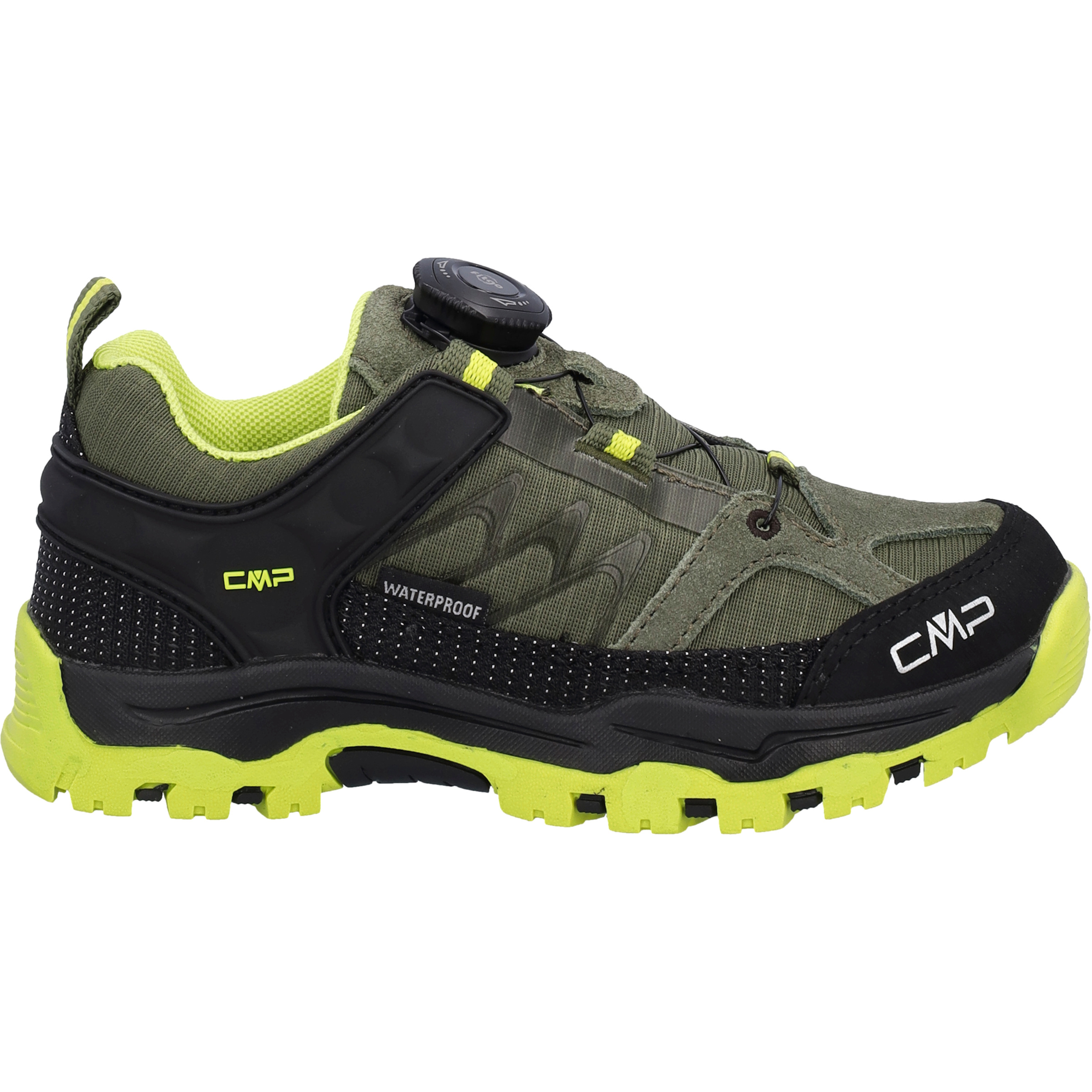 CMP Kiruna Fitgo WP Kinder Zustiegsschuhe gruen Größe 29 Trekking Wasserdicht