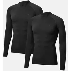 POWER KOMPRESSIONSSHIRT - Schwarz - XL