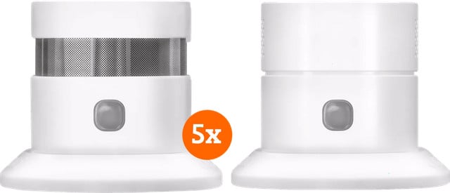 KlikAanKlikUit ZSDR-850 Rookmelder en Koolmonoxidemelder 5-pack