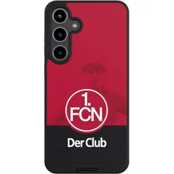 Nivocase Handyhülle für Samsung Galaxy S24+ Hülle NIVOpure Case Schwarz 1. FC Nürnberg Der Club Offizielles (Samsung Galaxy S24+), Smartphone Hülle, Schwarz