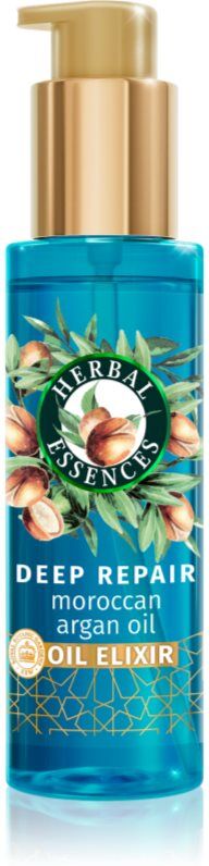 Herbal Essences Deep Repair Moroccan Argan Oil élixir sans rinçage pour cheveux abîmés et fragiles 95 ml