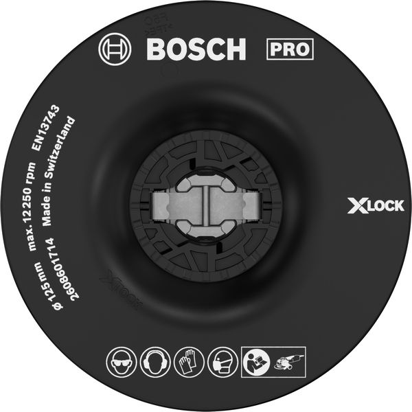 Bosch PRO Backing Pad X-Lock, weich, 125 mm, weich 2608601714