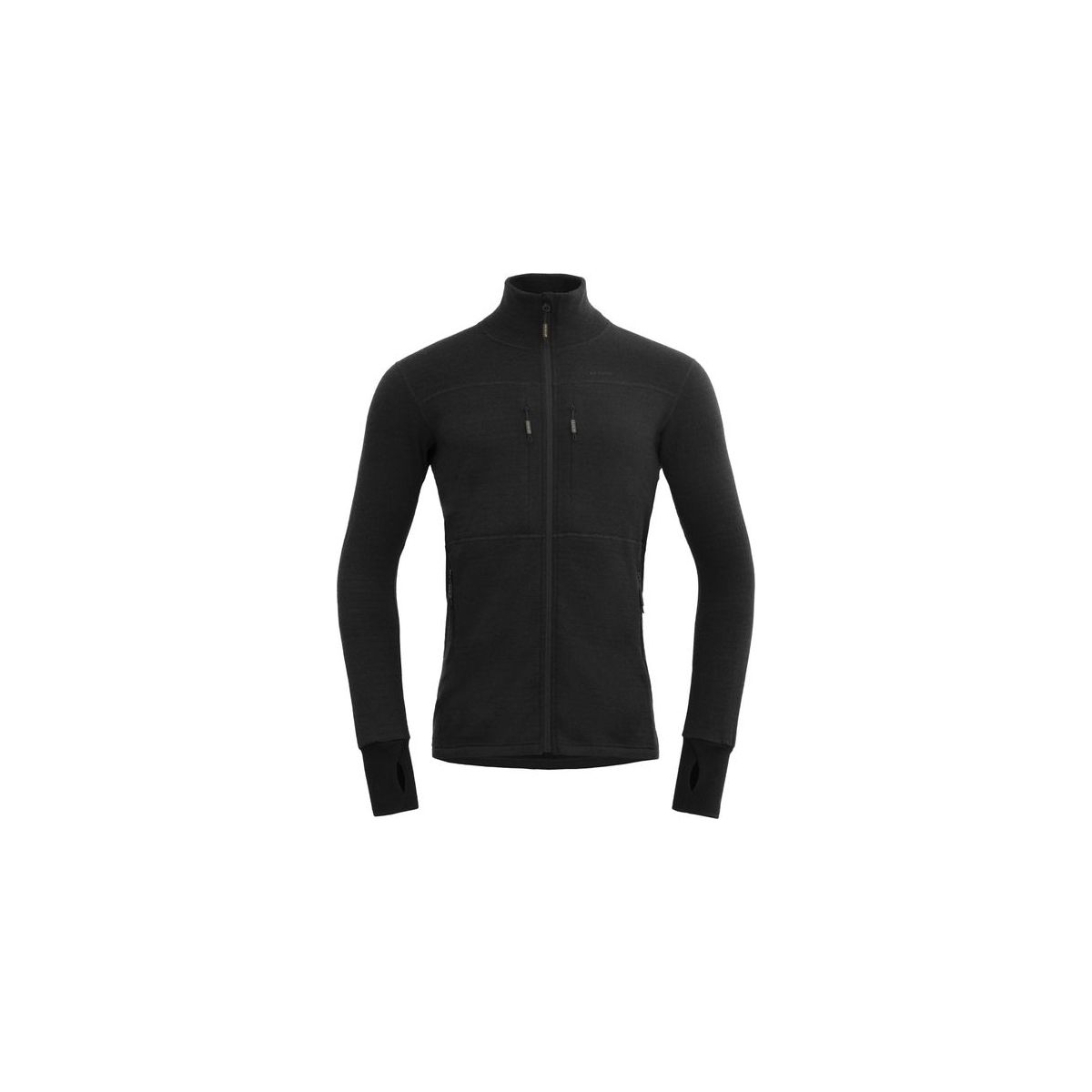 Devold of Norway Egga Grid Merino Jacket MAN caviar (960A-clothing) L GO 206 450 A 960A L