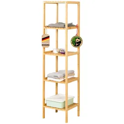 Floordirekt Bambus-Standregal   Lowa    Ideal zur kreativen Anordnung Ihrer Wohnaccessoires