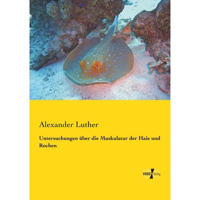 Untersuchungen über die Muskulatur der Haie und Rochen, Taschenbuch von Alexander Luther, BoD - Books on Demand, 978-3-95738-697-7