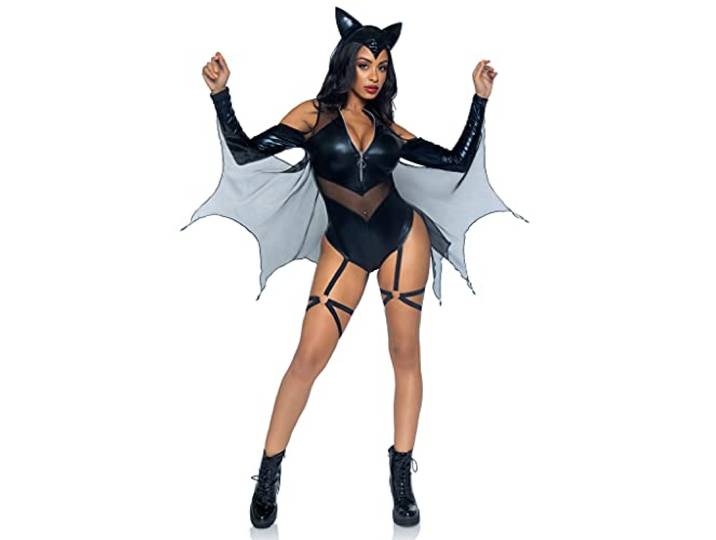 Leg Avenue Carnaval Kostuum Midnight Bat, M (zwart)