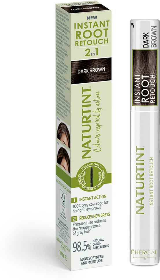 Naturtint Instant Root Retouch retocador temporal de canas 2 en 1 #Dark Brown