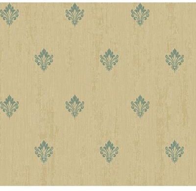 Seabrook Designs Tolkien Fleur De Lis Unpasted Wallpaper