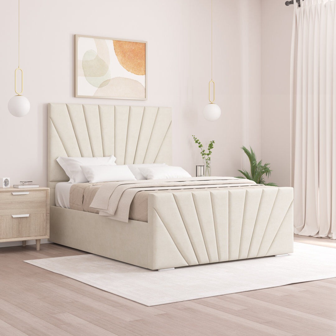 Fairmont Park Aayanah Upholstered Bed Cream Small Double (4')