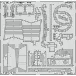 Eduard F/A-18F interior, for REVELL