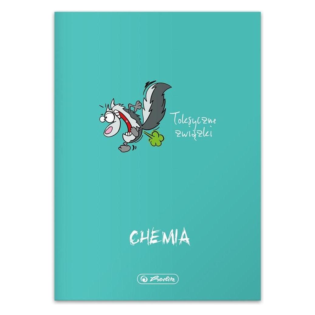 Herlitz Notizbuch A5/60K Raster Eco PP Chemistry (5 Stück) (A5, Weicher Einband) (54623046)