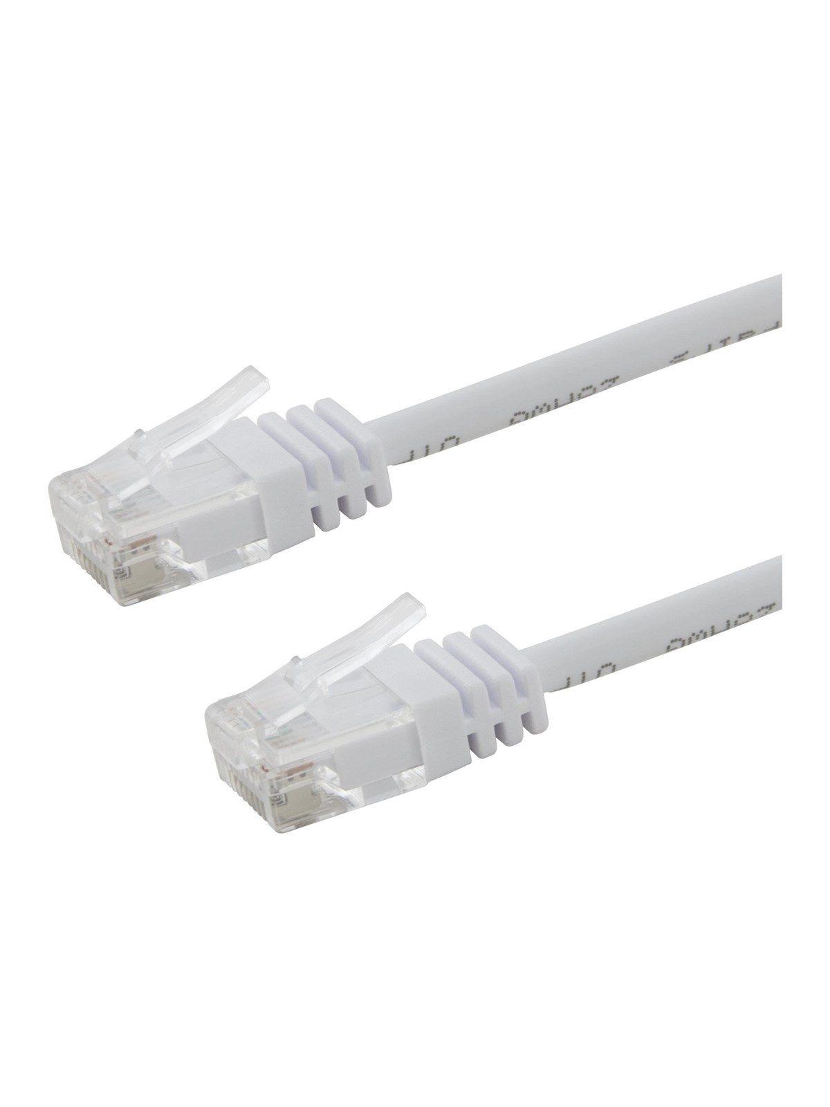 Deltaco patch cable - 75 cm - white - Weiß