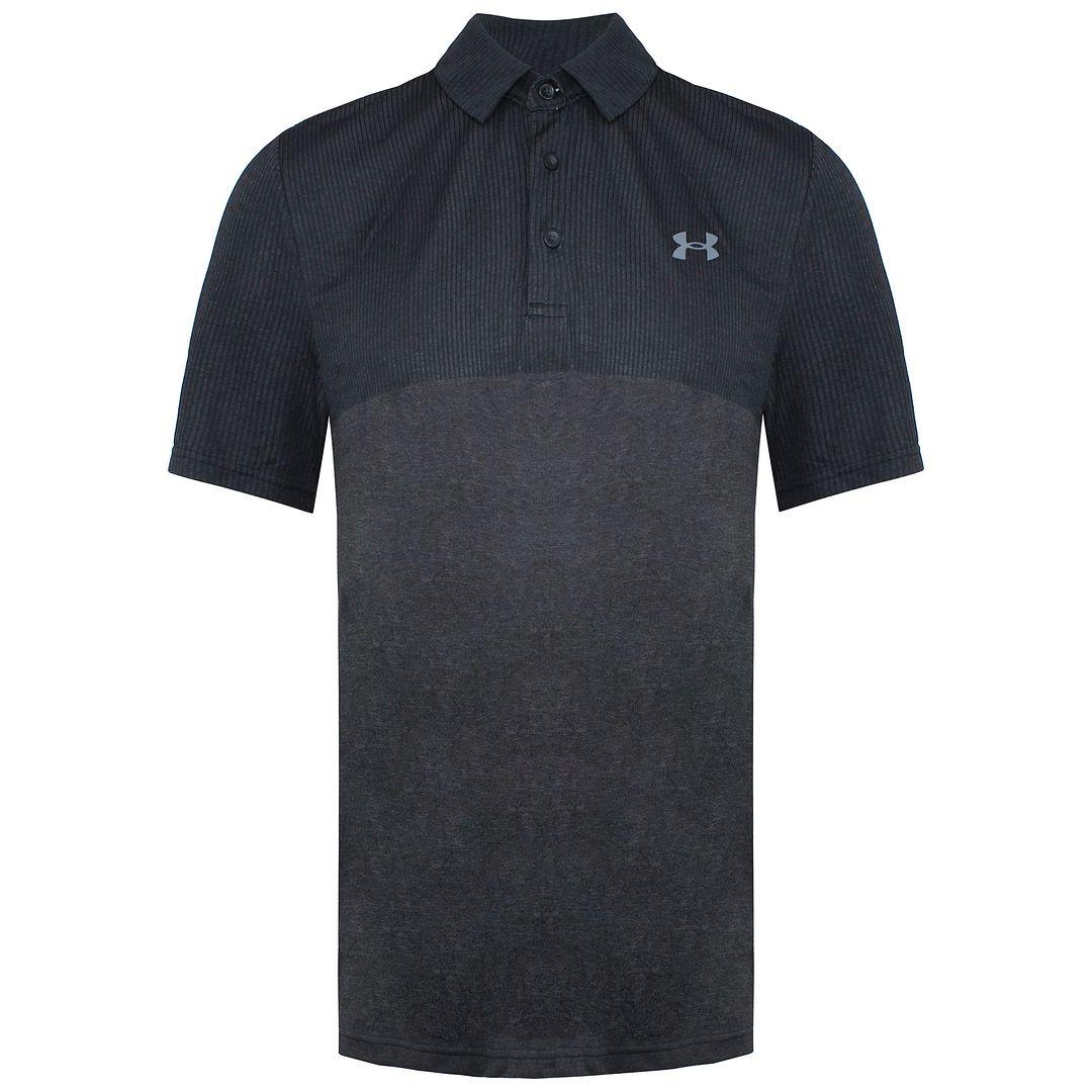 Under Armor verschwinden blockiertes schwarzes Poloshirt mit Männern