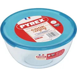 PYREX Rührschüssel aus Glas mit Deckel 2l