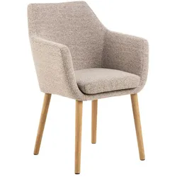Actona Stuhl Nora Stoff Beige