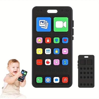 Fun Silicone Baby Cell Phone Teether Toy Fun Silicone Baby Cell Phone Teether Toy