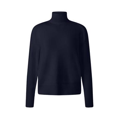 Strickpullover MAERZ MUENCHEN "Maerz Muenchen 311200 Strickpullover Damen Bekleidung", Damen, Gr. 40, blau, 100% Schurwolle, Pullover Strickpullover
