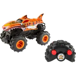 Hot Wheels RC Monster Trucks HW Tigerhai RC im Maßstab 1:24, ferngesteuerter Spielzeugtruck