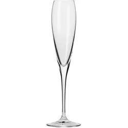Krosno Flute Champagne Perla 6pcs 170ml, Weingläser, Transparent