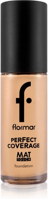 flormar Perfect Coverage Mat Touch Foundation mattifying foundation for combination to oily skin shade 303 Classic Beige 30 ml