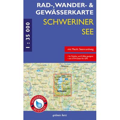 Rad-, Wander- und Gewässerkarte Schweiner See, Sonstige von , Grünes Herz, 978-3-86636-175-1