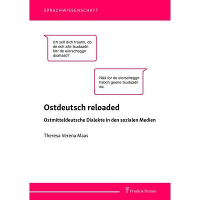 Ostdeutsch reloaded, Taschenbuch von Theresa Verena Maas, Frank & Timme, 978-3-7329-1086-1