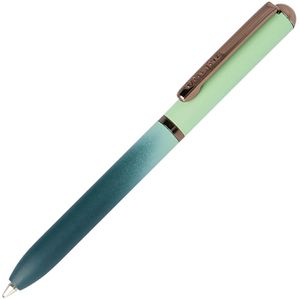Online Kugelschreiber Mini Portemonnaie Pistachio, 43048/3D, Gehäusefarbe grün, Metall, Schreibfarbe blau