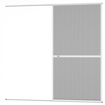 Insektenschutz-Schiebetür HECHT INTERNATIONAL "COMFORT", weiß (rahmen: weiß gewebe: anthrazit), B:120cm H:240cm, Insektenschutzgitter, BxH: 120x240 cm