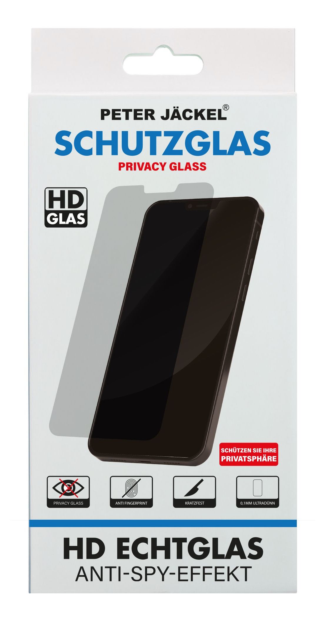 Peter Jäckel 21395 Privacy HD Glass Protector Datenschutz-Bildschirmschutz für Samsung Samsung A56 5G Kratzresistent