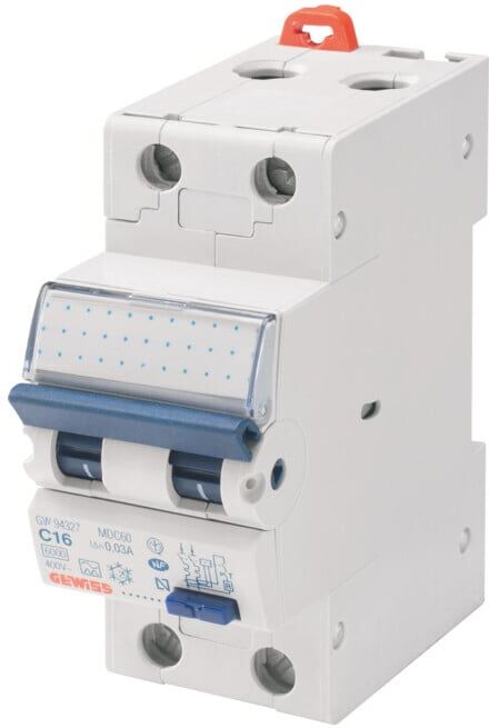 Gewiss Disjoncteur différentiel FI/LS B16/0,03A GW95327 (GW95327)