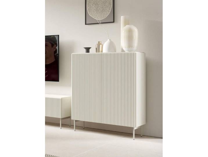 Compleo Kommode mit 2 Turen, Hochkommode modern LOUISS, Elegant design