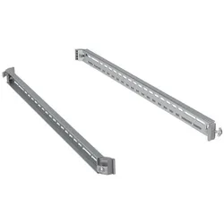 EFB Elektronik Tiefenstreben-Set, 2 Stück, Schranktiefe 600 mm, für Schrankserie PRO, Zur Befestigun, Serverschrank Zubehör, Grau