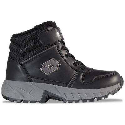 Winterstiefel LOTTO, Damen, Gr. 27, wärmend, schwarz (schwarz, grau), Synthetik, Schuhe Winterstiefel, - in kinderfußgerechter Passform