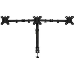 ACT Monitor desk mount, 3 screens up to 27" (Tisch, 27", 10 kg), Monitor Halterung, Schwarz