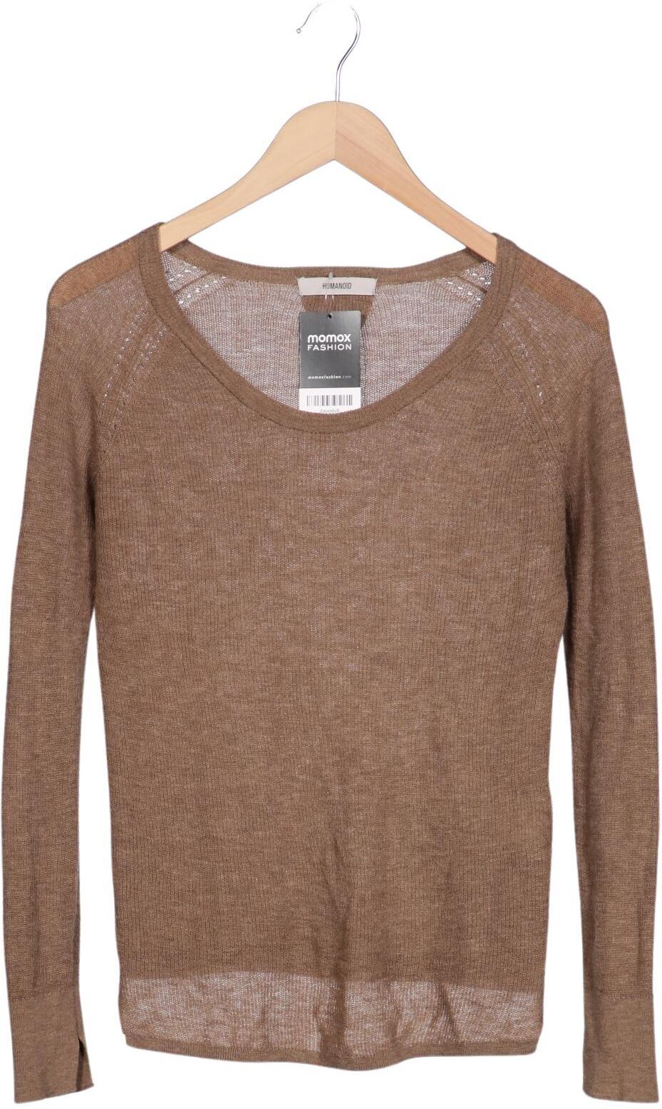 Humanoid Damen Pullover, Braun, Gr. S, Wolle / Baumwolle - Second Hand