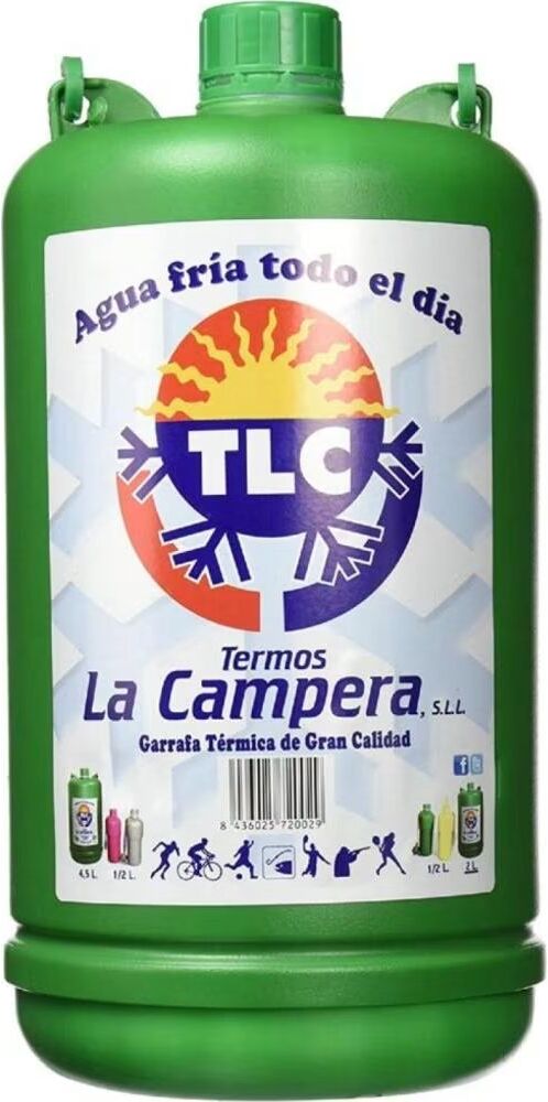 Bidón De Agua La Campera - Dispensador Con Aislamiento Térmico Verde Talla Única Unisex