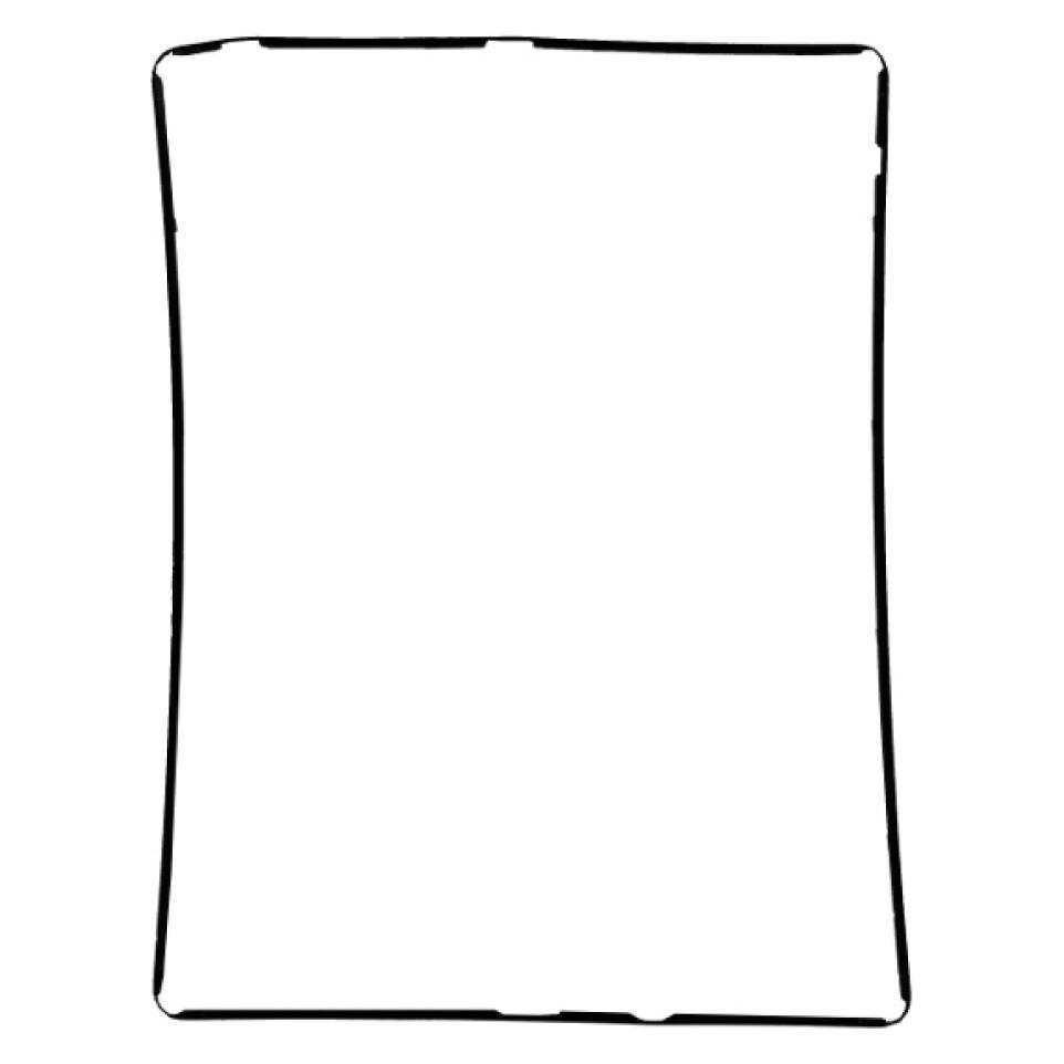 OEM Kunststoffrahmen für iPad 3/4 schwarz (25446775)