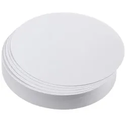 Franken Moderationskarten Kreise Ø 14 cm, 500 Stück weiß