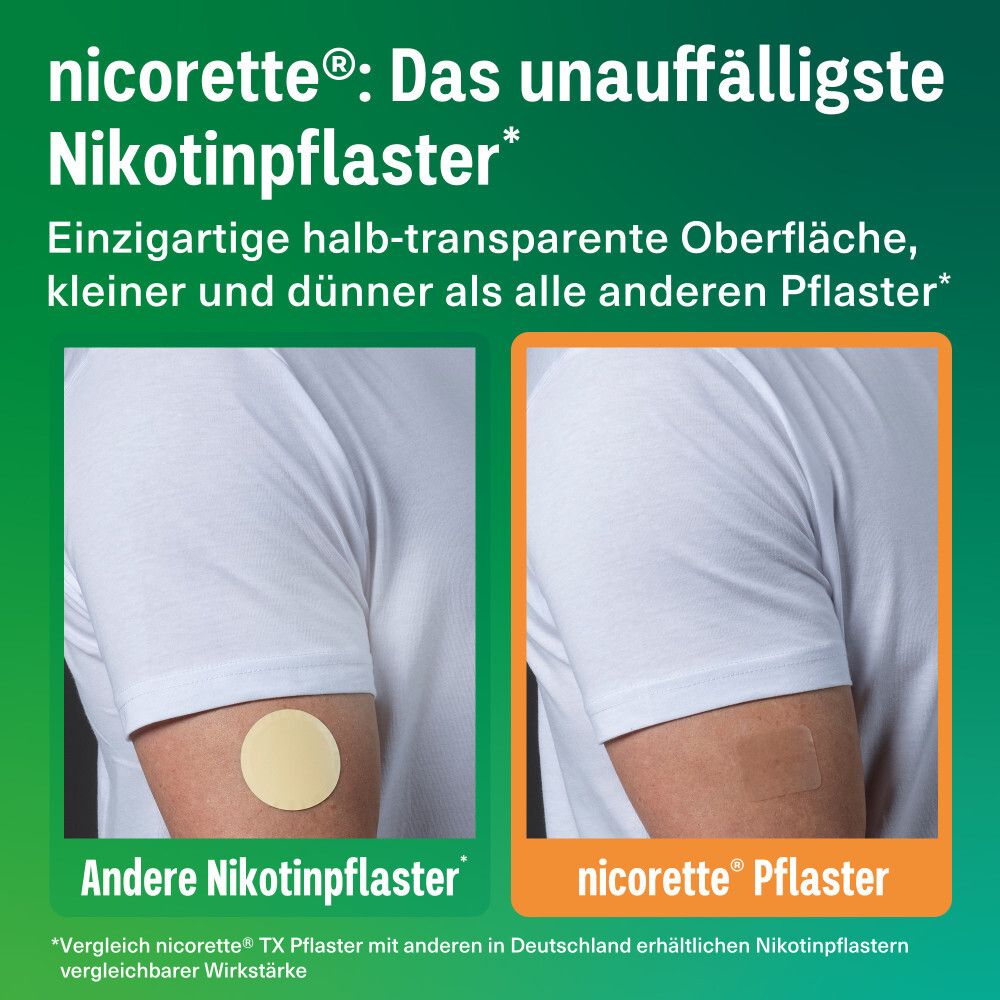 Nicorette TX Pflaster 10 mg 7 St transdermal