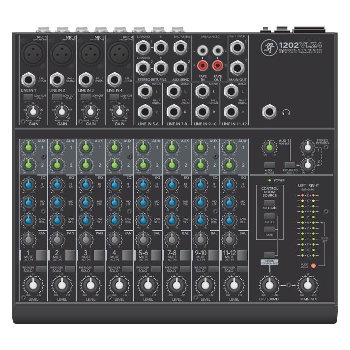 Mackie 1202VLZ4 DJ-Mixer (2040763-01)