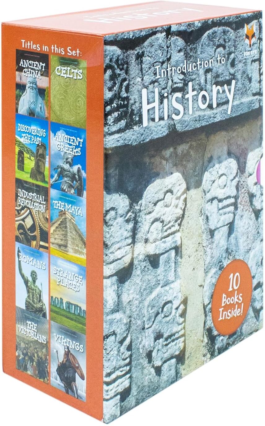 Fox Eye Publishing Children Introduction To History For Beginners (Series 1) 10 Hardback Book Collection Set: (Ancient China, Celts, Discovering The Past, Ancient ... St