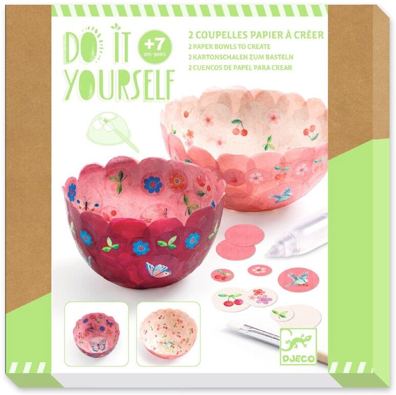 2 Coupelles papier à créer DIY : Dans les airs - Djeco