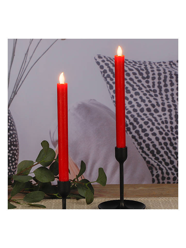 Hollybell LED-Kerzen in Warmweiß - 2 Stück - onesize