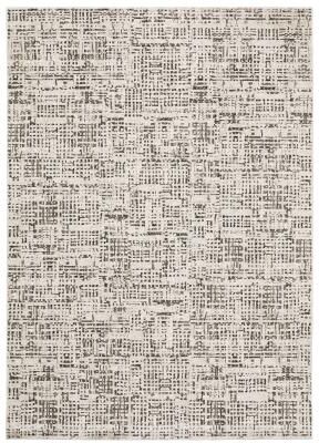 Style Haven Nelson Abstract Gridwork Ivory/ Grey Indoor Area Rug