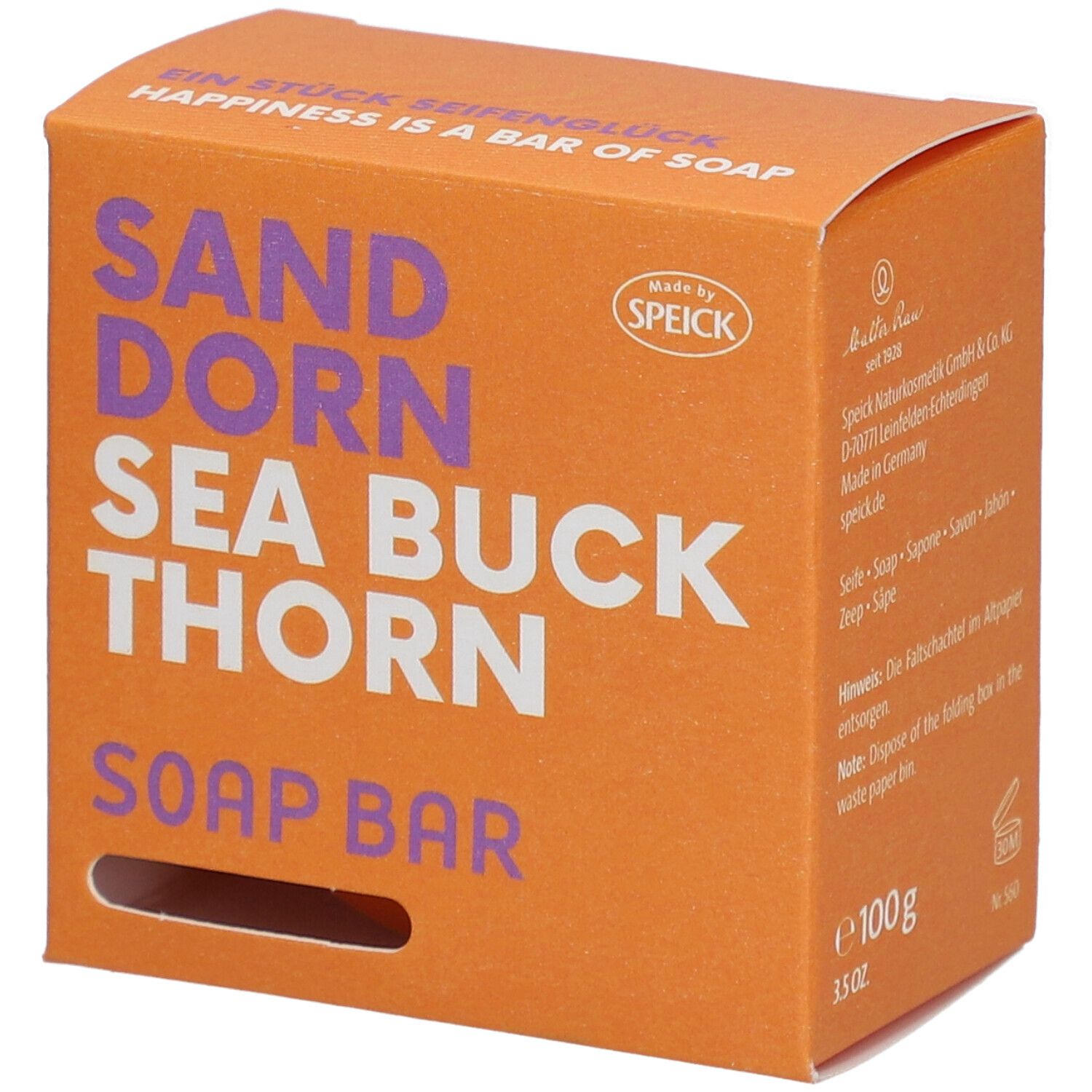 Soap BAR Sanddorn 100 g Seife