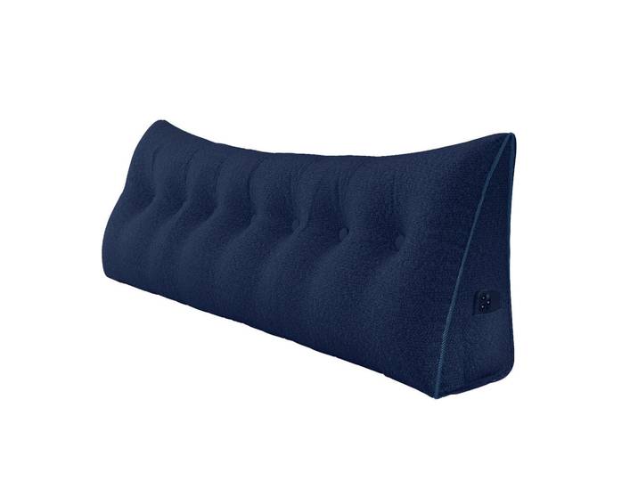 Vercart Rückenkissen Plüsch Dunkelblau 200 cm, Mode, Rechteckig, 50x200 cm, Heimtextilien, Wohntextilien, Kissen, Rückenkissen