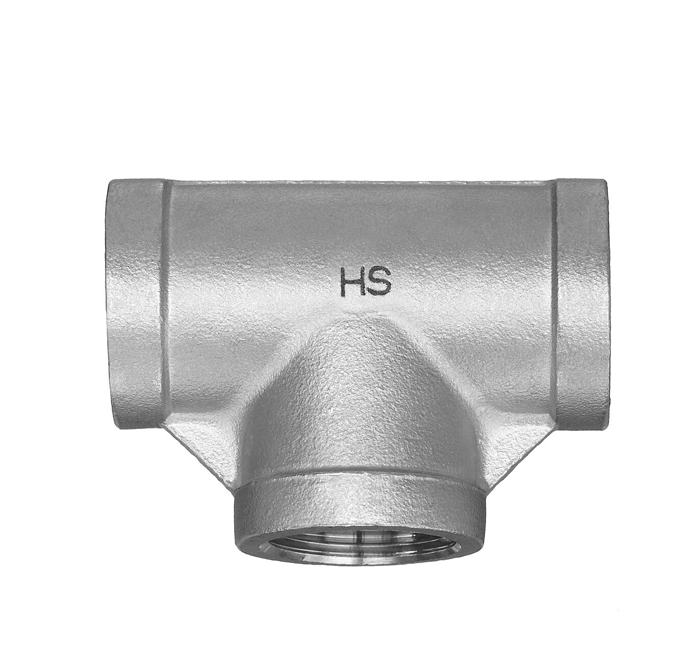 Schmidt, Hermann Raccord en T en acier inoxydable Hermann Schmidt 1/2" 90° filetage intérieur/filetage intérieur
