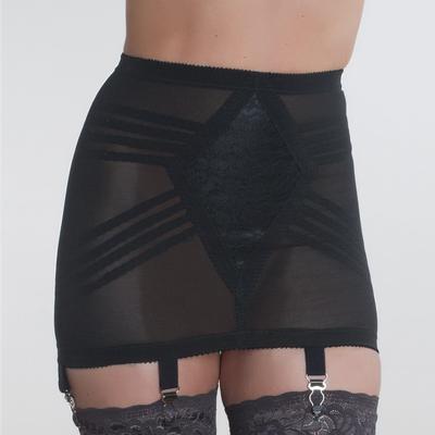 Plus Size Women's Firm Shaping Open Bottom Girdle by Rago in Black (Size 8X)