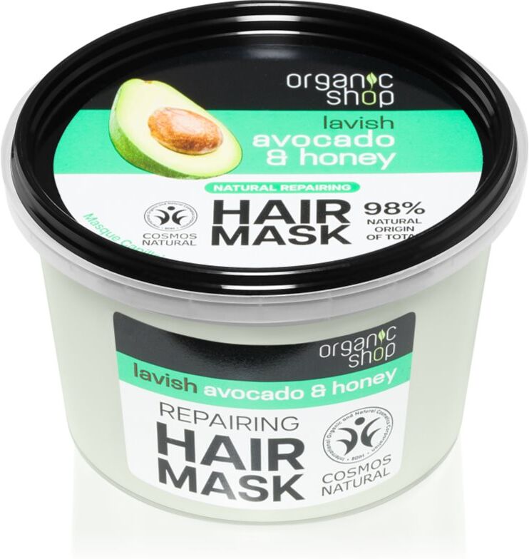 Organic Shop Natural Avocado & Honey masque cheveux régénérant 250 ml