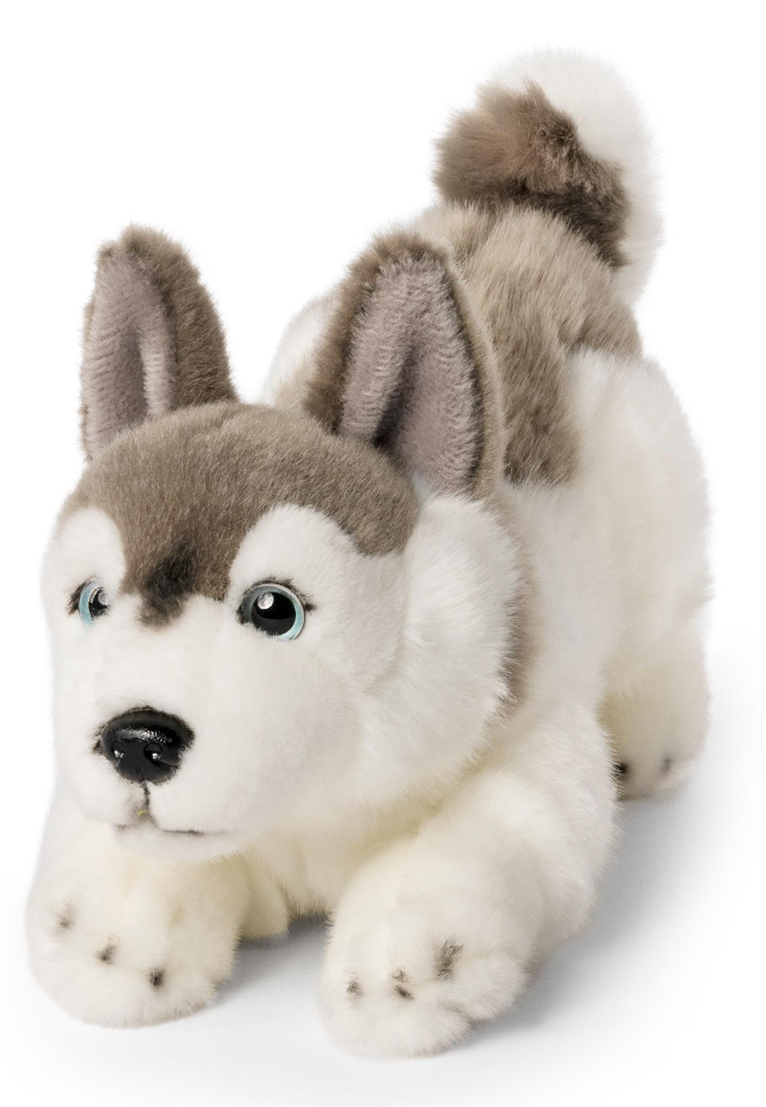 Living Nature Husky knuffel zacht pluchen speelgoedhond